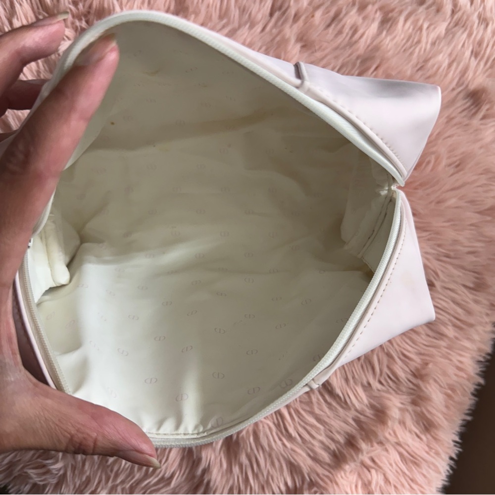 Dior White and Pink Makeup Pouch - Picture 7 of 8